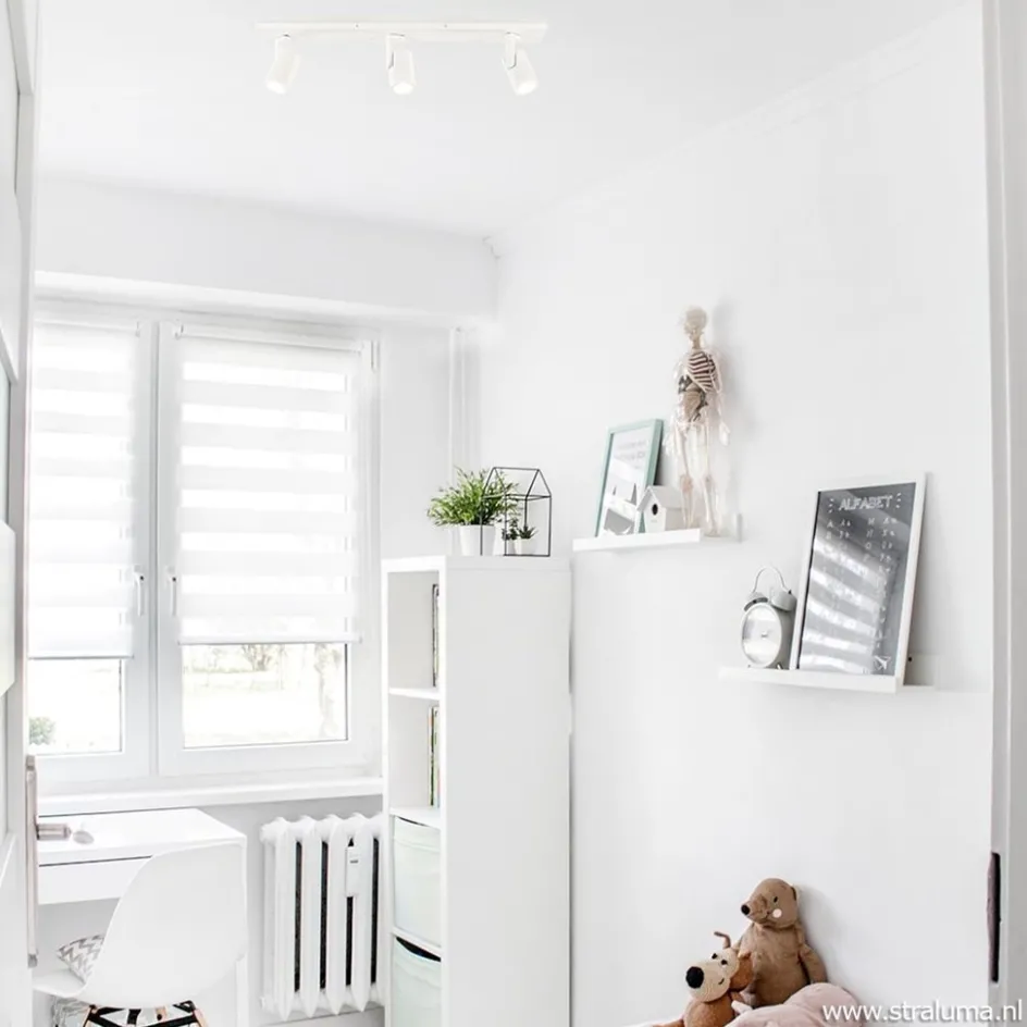 Plafondspot Halo 3L balk wit>Straluma Discount