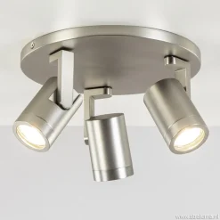 Plafondspot Halo 3L rond rvs>Straluma Discount