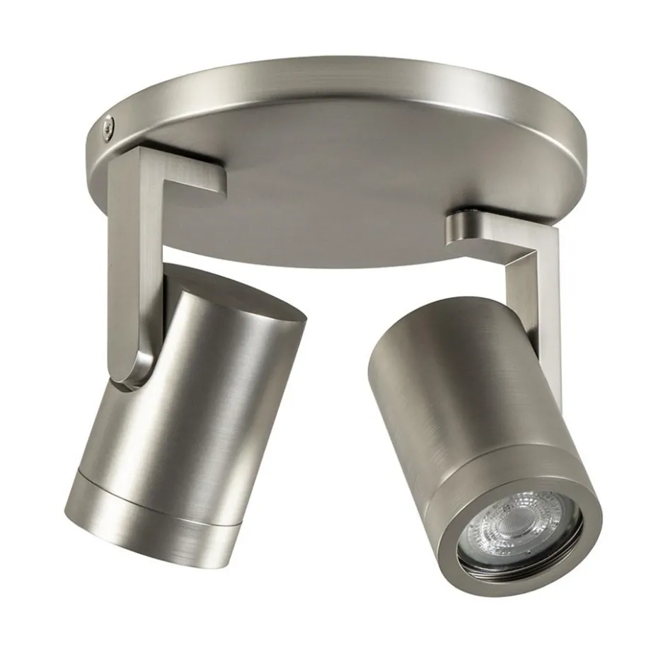 Plafondspot Halo 2L rond rvs>Straluma New