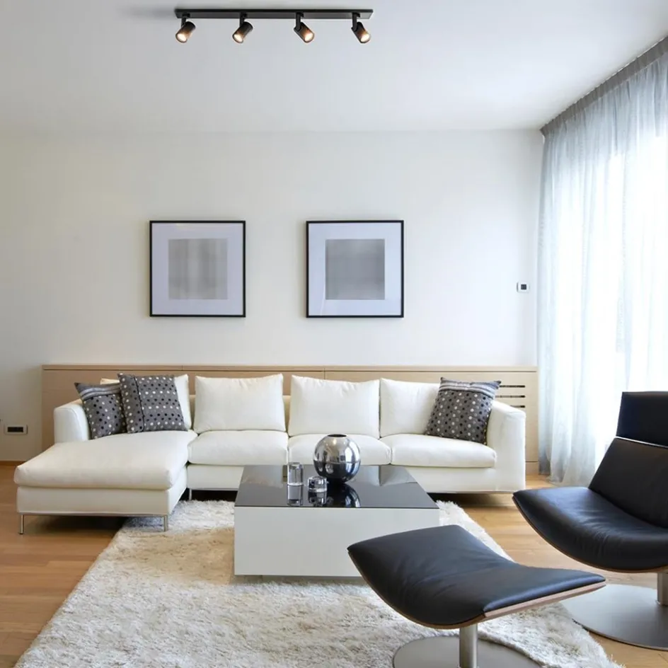 Plafondspot Halo Spot 4L balk zwart>Straluma Outlet