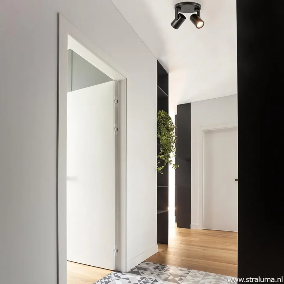 Plafondspot Halo Spot 2L rond zwart>Straluma Online