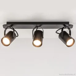 Plafondspot 3L op balk zwart>Straluma Outlet