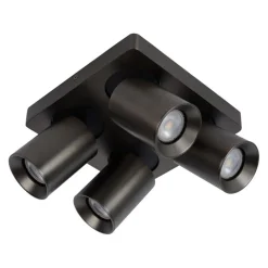 Plafondspot 4L vierkant gunmetal incl. gu10>Straluma Online