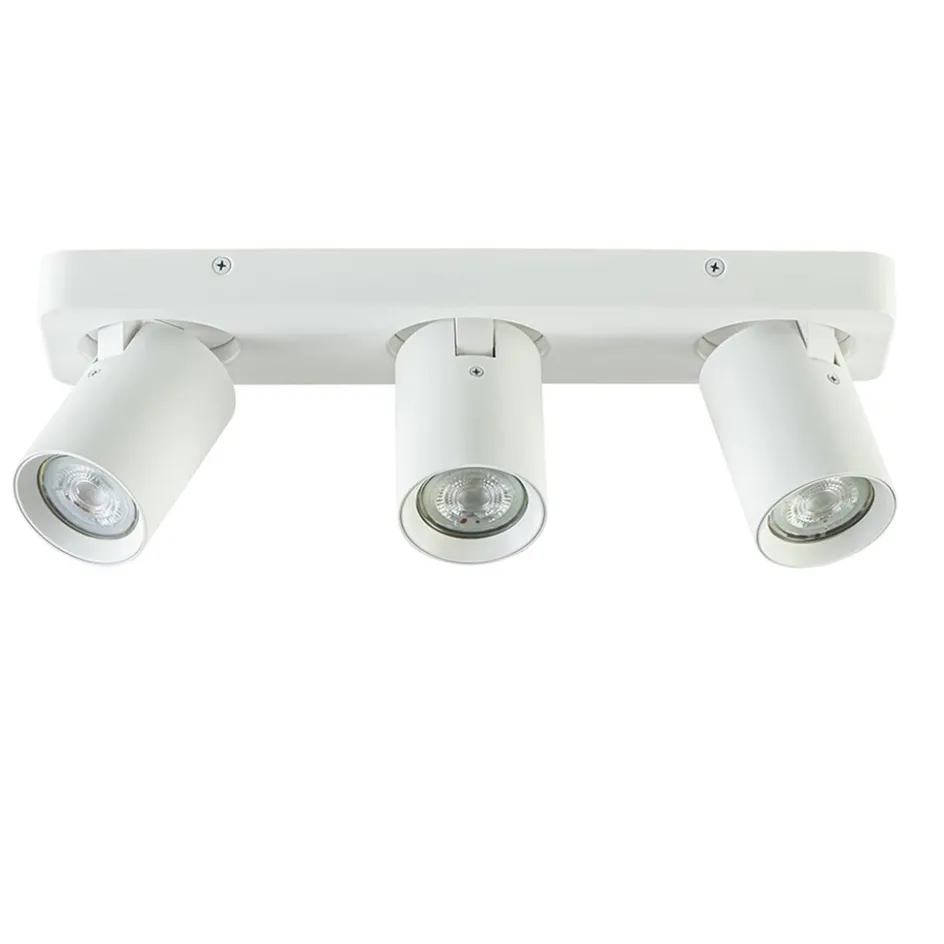 Plafondspot Oliver 3L balk wit gu10>Straluma Discount