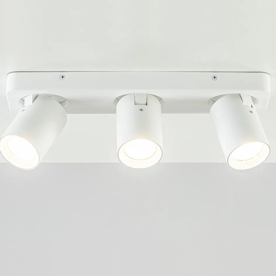 Plafondspot Oliver 3L balk wit gu10>Straluma Discount