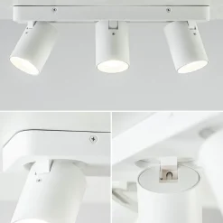 Plafondspot Oliver 3L balk wit gu10><noscript><img width=