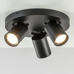 Plafondspot Oliver 3L rond zwart gu10>Straluma Sale