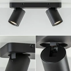 Plafondspot Oliver 2L zwart balk+tubes><noscript><img width=