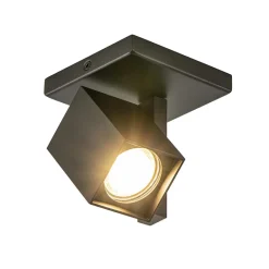 Plafondspot Oslo 1L zwart gu10>Straluma Online