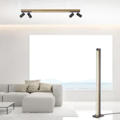 Plafondspot Pure Lines antraciet/hout cct></noscript>Straluma Sale