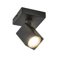Plafondspot Quadro 1L zwart gu10>Straluma Sale