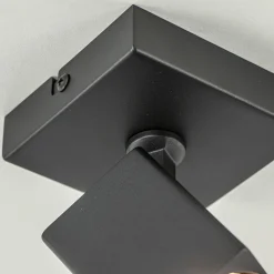 Plafondspot Quadro 1L zwart gu10><noscript><img width=