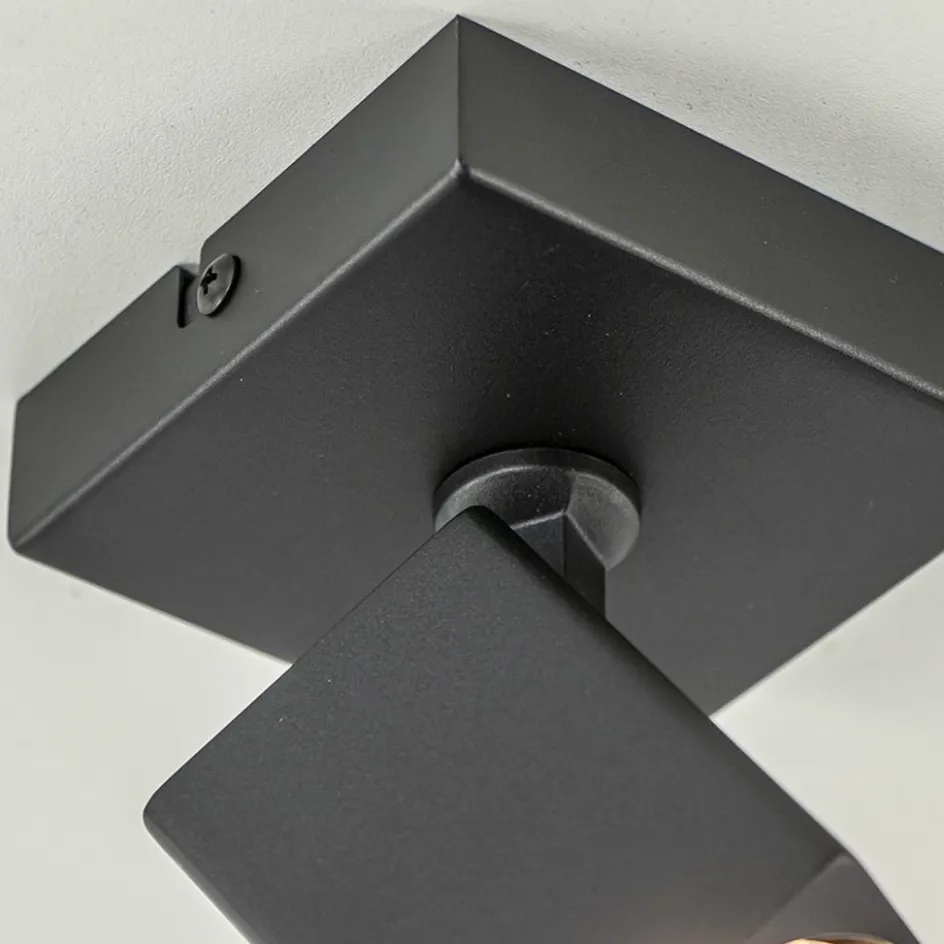 Plafondspot Quadro 1L zwart gu10>Straluma Sale