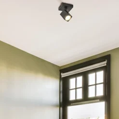 Plafondspot Quadro 1L zwart gu10><noscript><img width=