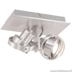 Plafondspot Quatro 2L alu led incl.gu10>Straluma Sale
