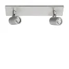 Plafondspot Rain 2L balk nikkel IP44>Straluma Online