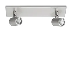 Plafondspot Rain 2L balk nikkel IP44>Straluma Online