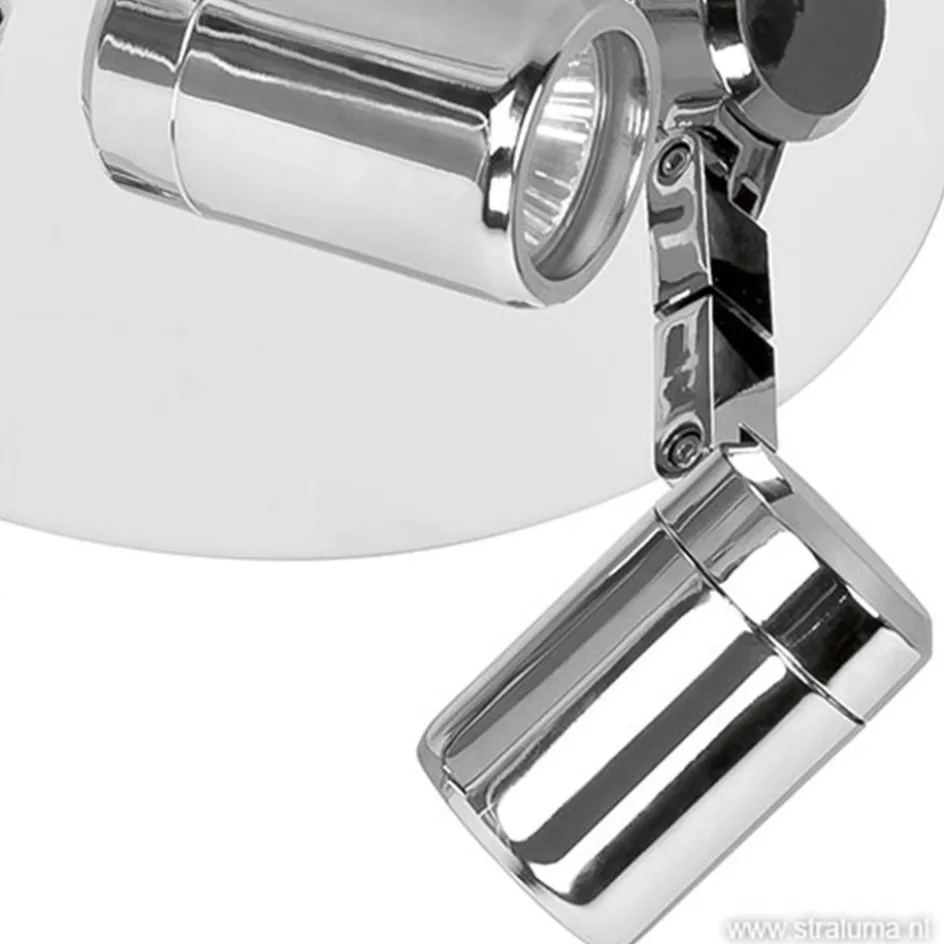 Plafondspot Rain 3l rond chroom IP44>Straluma Discount