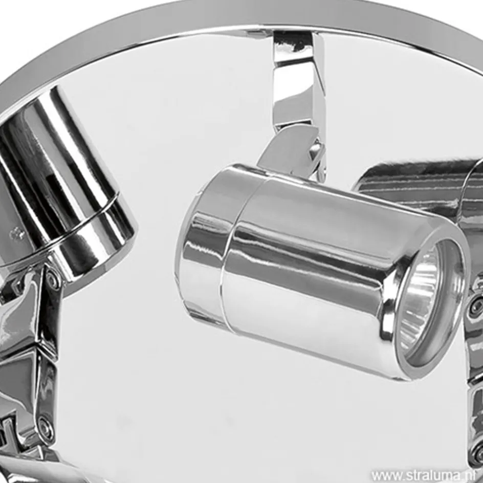 Plafondspot Rain 3l rond chroom IP44>Straluma Discount