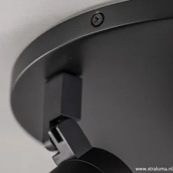 Plafondspot Rain 3L rond zwart IP44><noscript><img width=