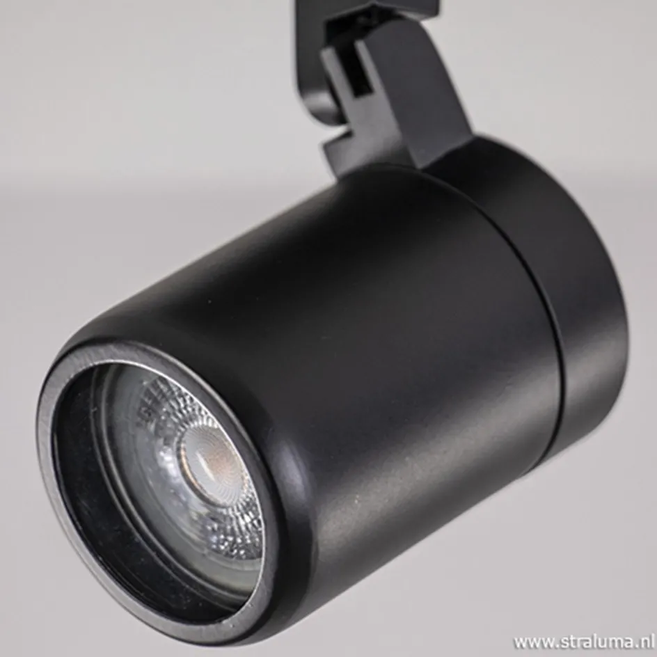 Plafondspot Rain 1L rond zwart gu10 IP44>Straluma New