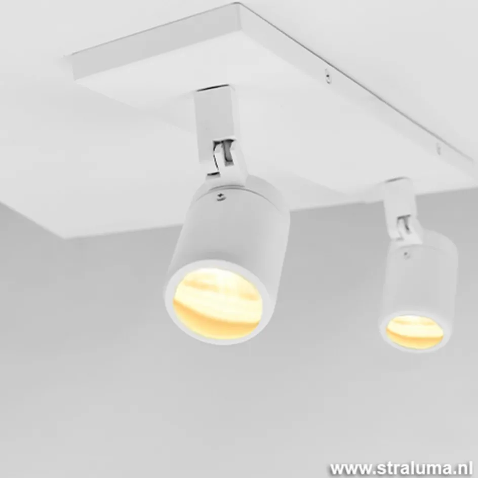 Plafondspot Rain 2L wit gu10 IP44>Straluma Best