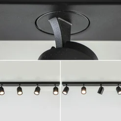 Plafondspot Razza 4L balk zwart gu10><noscript><img width=