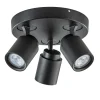 Plafondspot Razza 3l rond zwart gu10>Straluma Hot
