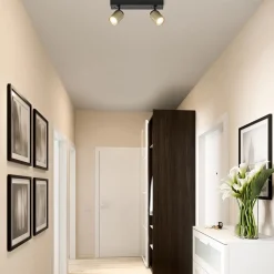 Plafondspot Razza 2L zwart/goud><noscript><img width=