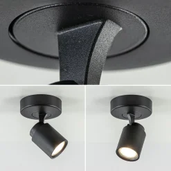 Plafondspot Razza 1L zwart gu10><noscript><img width=