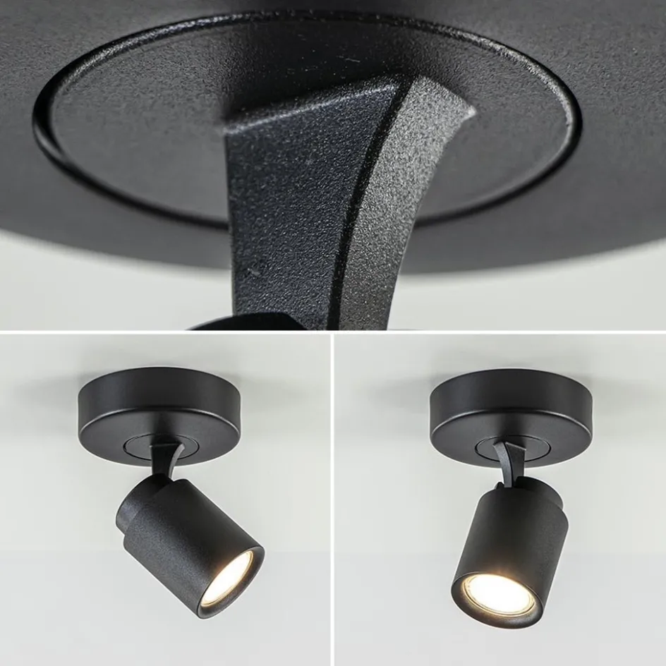 Plafondspot Razza 1L zwart gu10>Straluma