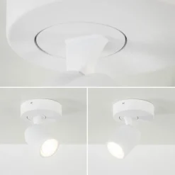 Plafondspot Razza 1-lichts wit gu10><noscript><img width=