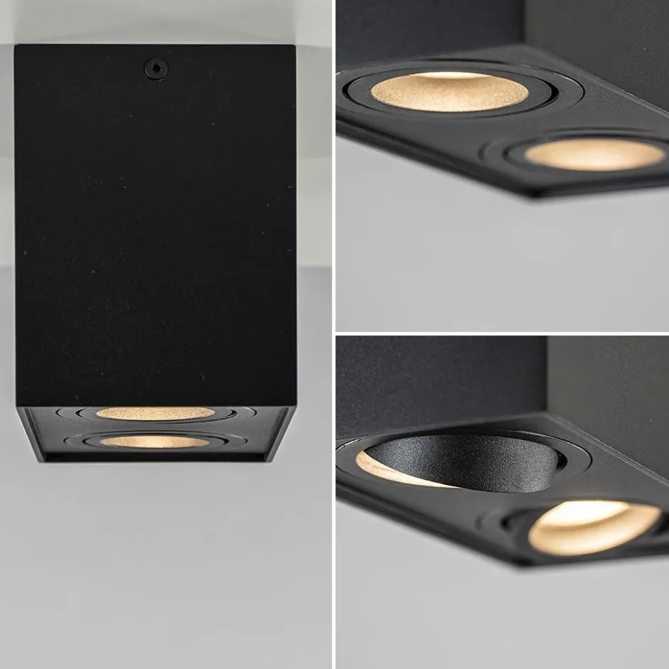 Plafondspot Rebel box 2l zwart gu10>Straluma Online