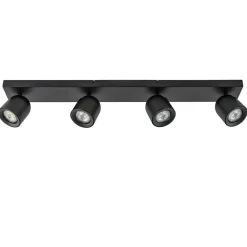 Plafondspot Solare 4l balk zwart>Straluma Discount