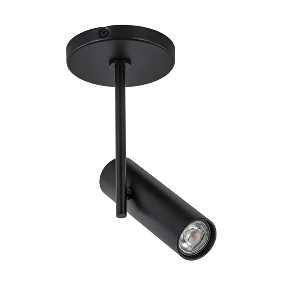 Plafondspot Trend enkel zwart gu10 mini>Straluma Outlet