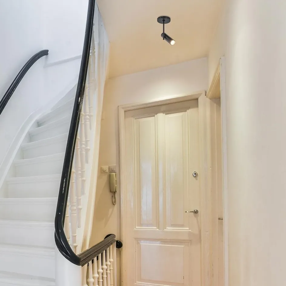 Plafondspot Trend enkel zwart gu10 mini>Straluma Outlet