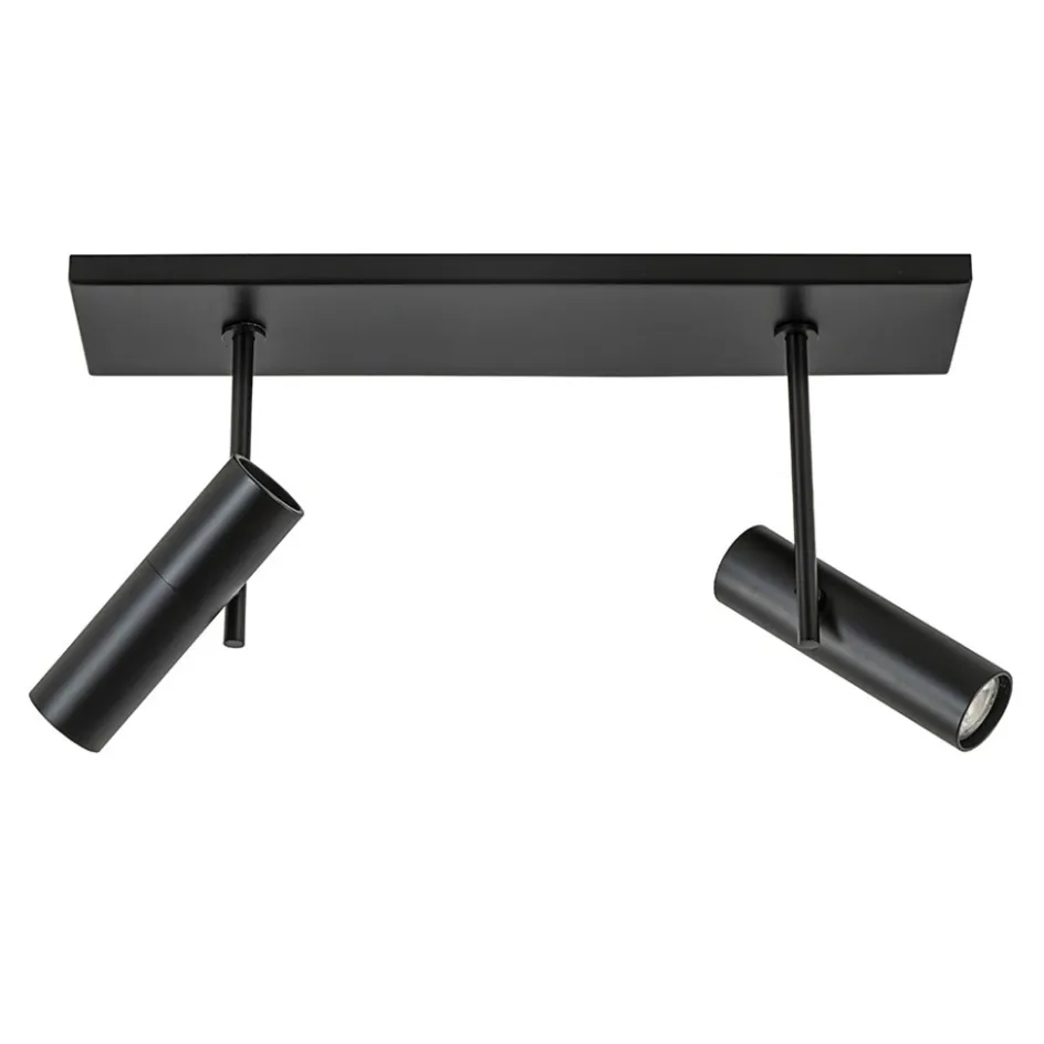 Plafondspot Trend 2L balk zwart gu10mini>Straluma Outlet