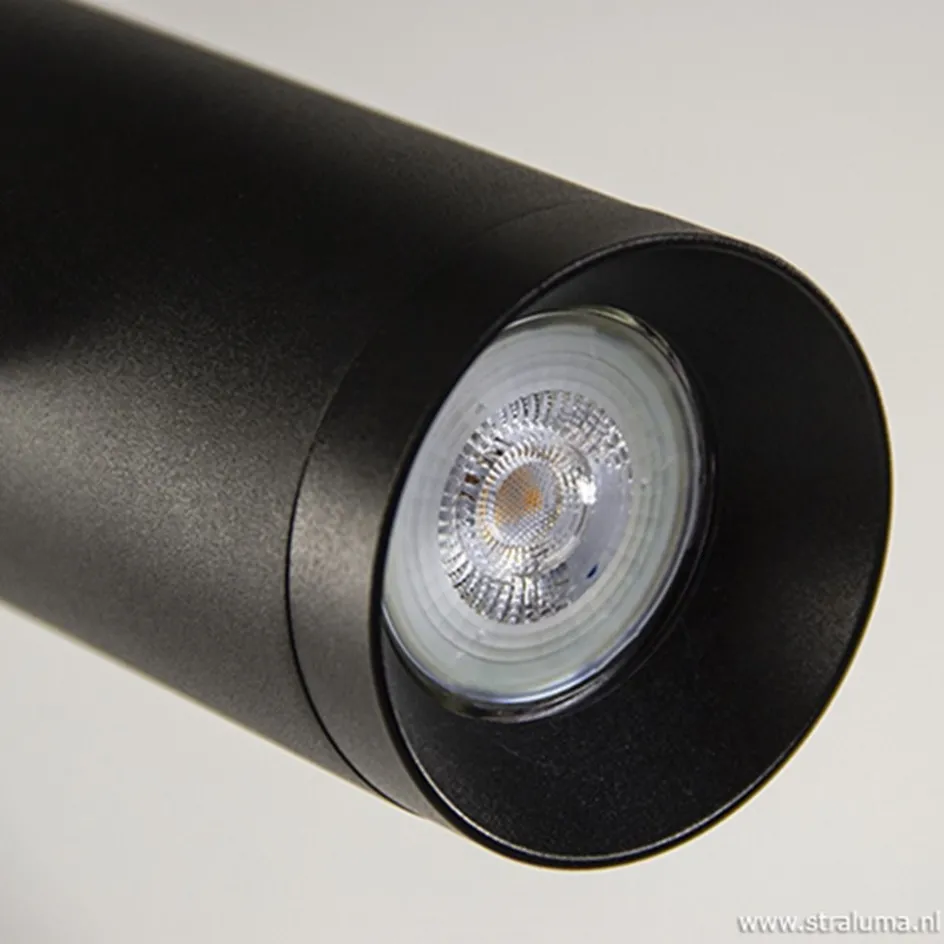 Plafondspot tube zwart verstelbaaar>Straluma Sale