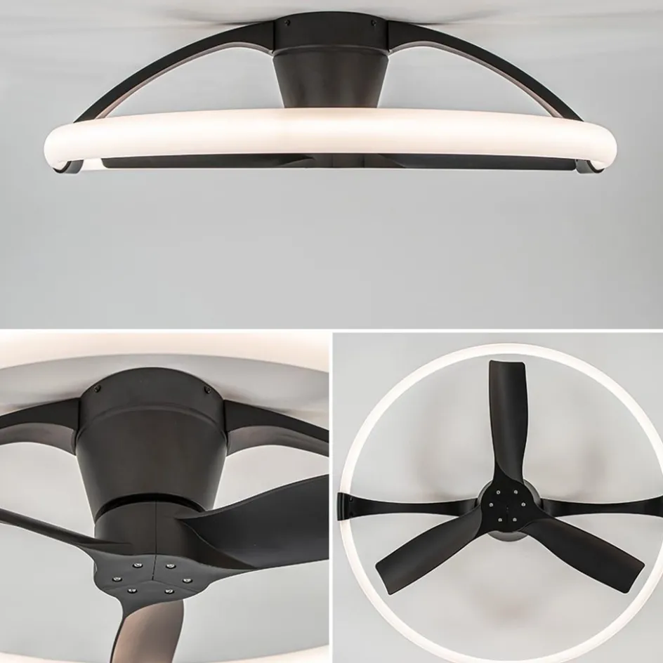 Plafondventilator Nepal Mini zwart>Straluma Clearance