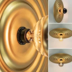 Plafond/wandlamp Saturn 56cm matgoud><noscript><img width=