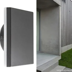 Plafond/wandlamp square antraciet><noscript><img width=