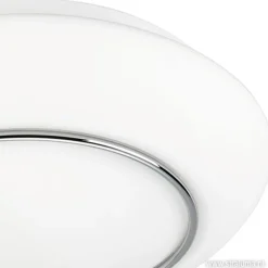 Plafonniere Tornado chroom/wit 38cm IP44><noscript><img width=