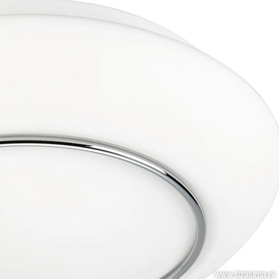 Plafonniere Tornado chroom/wit 38cm IP44>Straluma Clearance