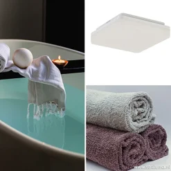 Plafonnière Basic square wit 3000K IP44><noscript><img width=