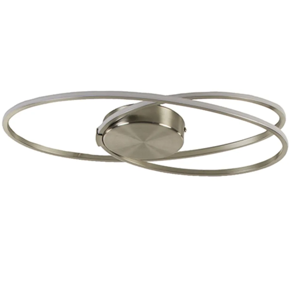 Plafonnière Eclipse nikkel led 3-st.dimb>Straluma Online