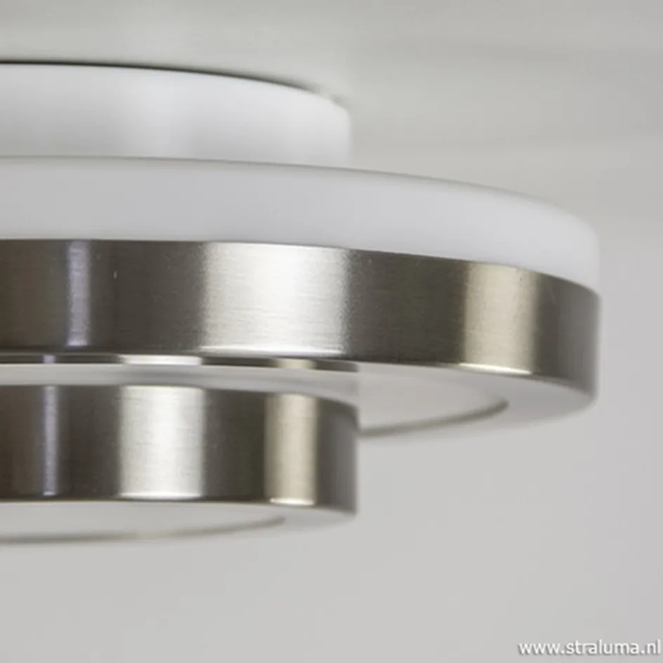 Plafonnière Master 335 nikkel IP44>Straluma