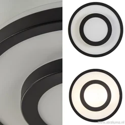 Plafonnière Master 435 zwart/glas IP44><noscript><img width=