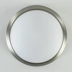 Plafonnière modern met staal en glas><noscript><img width=