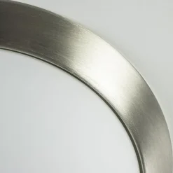 Plafonnière rvs + mat glas 30cm><noscript><img width=