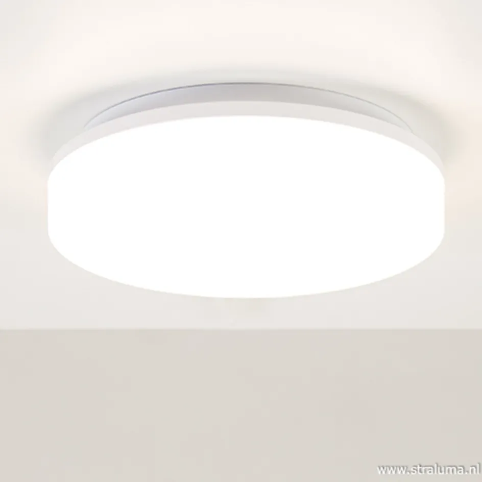 Plafonnière wit 22cm led 3000k IP44>Straluma Online